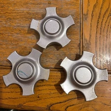 set of 3 2000-2007 Ford Taurus Silver Wheel Center Cap - P/N -  YF12-1A096-BC