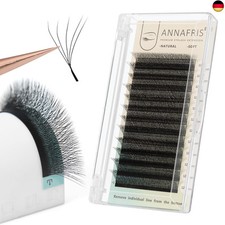 ANNAFRIS 5D Wimpern Extension Premade Fan W D Curl 8mm Vorgefächerter Fertige 