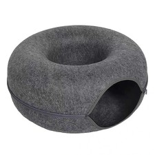Cat Cave EXTRA LARGE Cat Tunnel Bed Indoor Cats,Cat Donut