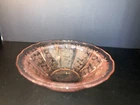 1930s Pink Depression Glass Vegetable Serving Bowl Jeanette Cherry Blossom 8.5"