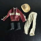 Vintage KEN Barbie Doll Western Style Clothes Outfit Jacket Pants Boots Hat READ