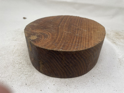 Bois D'arc  turning blank, 3'' x 7 1/2'' , 10 to 12% moisture content.  108A