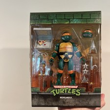 2020 Super7 TMNT Ultimates MICHELANGELO - 7 Deluxe Action Figure MISB