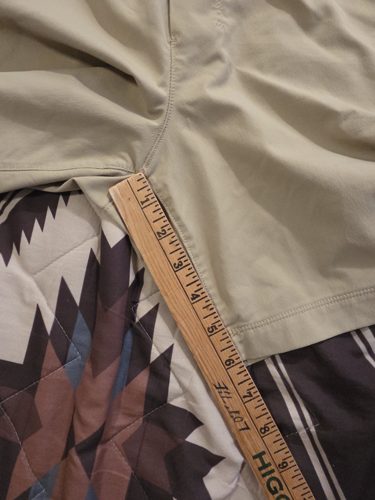 Birddogs Shorts Classic 6" Inseam Khaki Unlined Performance Stretch Mens Size XL