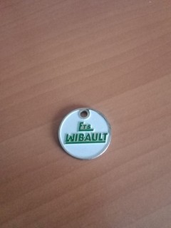 jeton de caddie ETS Wibault