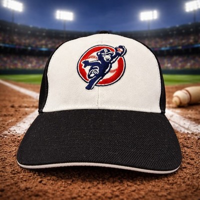 South Bend Cubs MiLB Hat Adjustable Two-toned Black Stadium Give Away Trupay