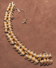 bracciale vintage americano anni 60 dorato firma Monet - vtg bracelet