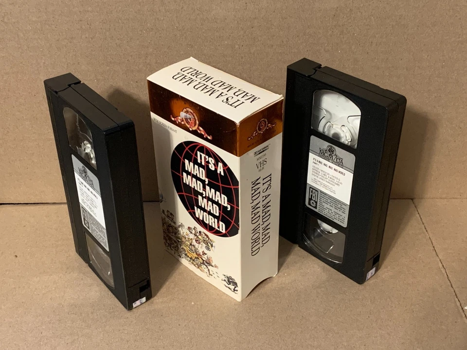 It's A Mad, Mad, Mad, Mad World VHS, 2-Tape Set, Widescreen, 1991 VHS Movie - Image 3 of 4