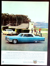 Cadillac Sedan Deville Original 1966 Vintage Print Ad