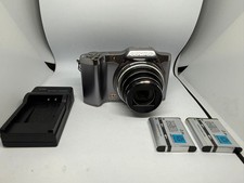 OLYMPUS SZ-14 Digital Camera Silver Tested with Charger and Extra Batteries