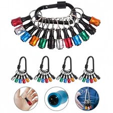 28PCS 1/4" Hex Shank Quick Release Keychain Screwdriver Drill Bit Holder Bit Set