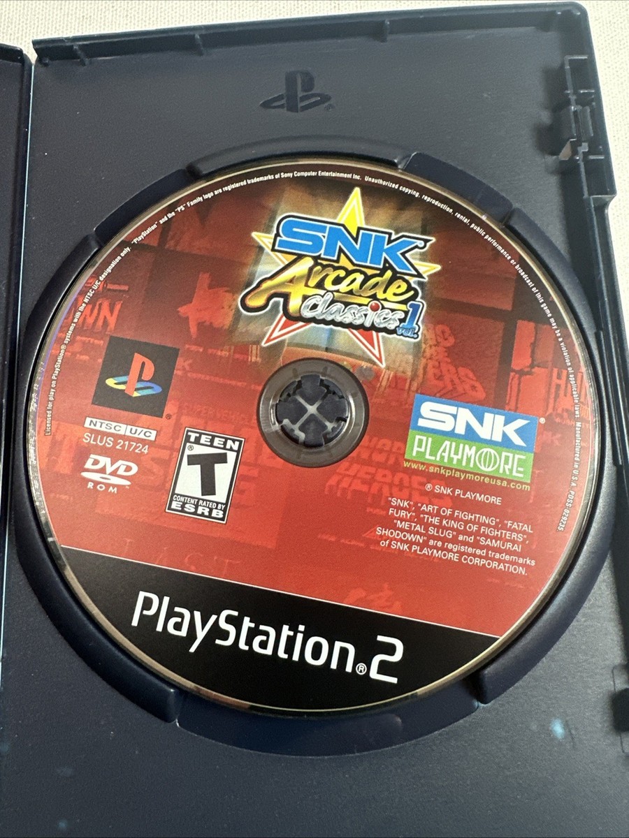 SNK Arcade Classics Volume 1 Neo-Geo Vol.1 (PlayStation 2