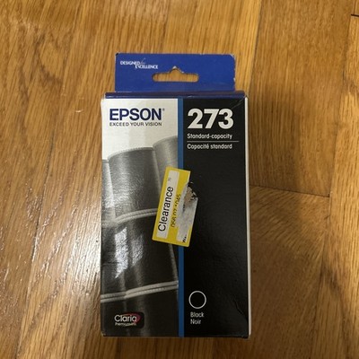 Genuine Epson T273 273 Claria Black Ink Standard Capacity (T273020-S) 5/2026