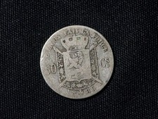 Belgium 50 Centimes 1886