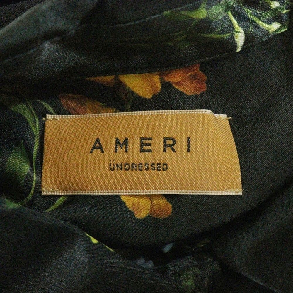 AMERI Botanical Print Polyester Vest Layered Long… - image 7