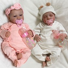 Realistic Reborn Baby Dolls Vinyl Silicone Look Real Newborn Girl Doll Handmade