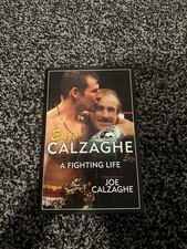 Enzo Calzaghe Hardback Autobiography Signed by Joe Calzaghe
