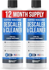 Essential Values Descaling Solution for Delonghi Keurig Breville Nespresso (4