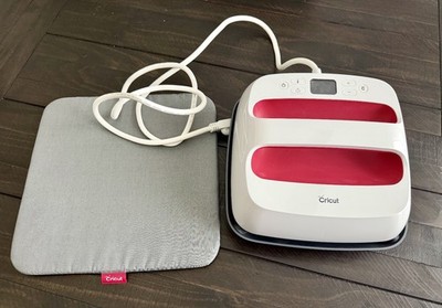 CRICUT EasyPress 2 9x9  Heat Press Craft Machine w/ Base And Pad Raspberry Red