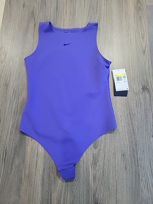 Nike Women's Form Tank Bodysuit HQ7006-510 Size Small Persian