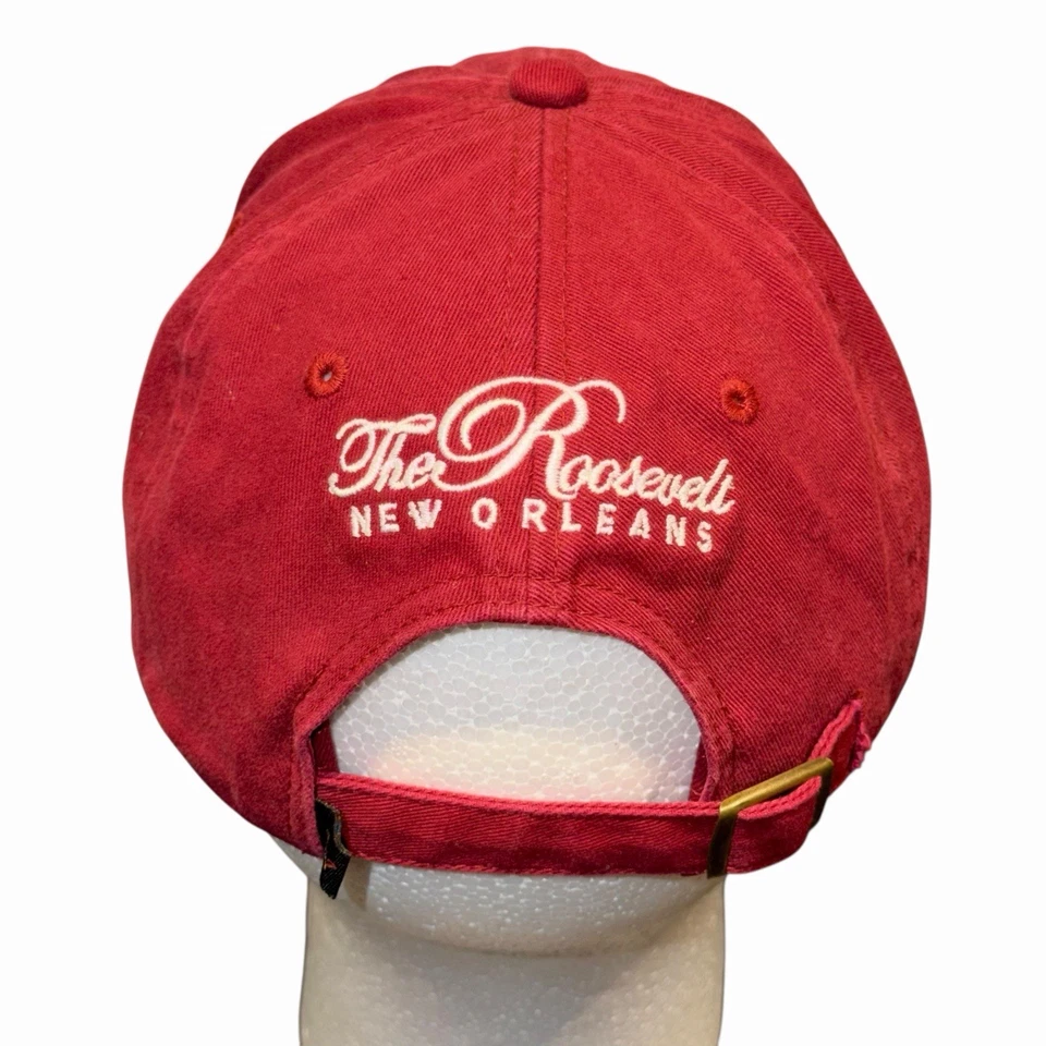 Gorra The Roosevelt New Orleans Gold Winged “R” emblema Greg Norman granate OS Foto 4 de 4