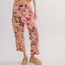 Magnolia Pearl RARE Strawberry Patch Miner Pants 522 Cotton Twill SOLD OUT NWT