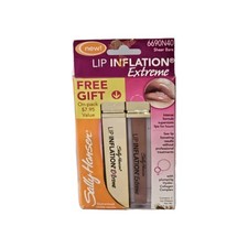 Sally Hansen Lip Inflation Extreme Sheer Bare 6690N40/ 6690H40 W/ Free Gift.