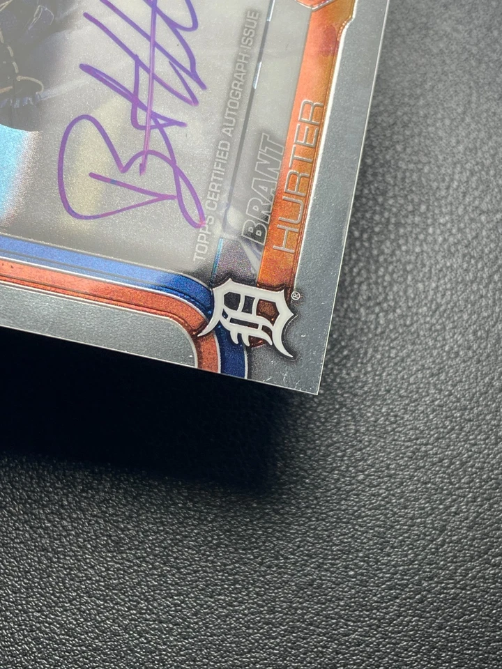 2025 Topps Chrome Brant Hurter Rc Rookie Chrome Auto BJBY - Image 3 of 4