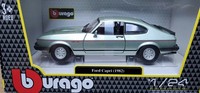 Ford Capri 1982 Oldtimer Modelauto Ca.18Cm *Neu* MaßStab 1:24 LichtgrüN