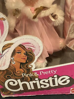 Vintage 1981 Pink & Pretty Christie Barbie Mattel 3555 AA Vintage 1981 Pink & Pretty Christie Barbie Mattel 3555 AA