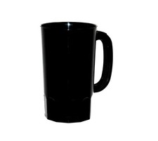 6 Large 32 oz Black Beer Mugs/ Steins, Made in America Lead Free No BPA*