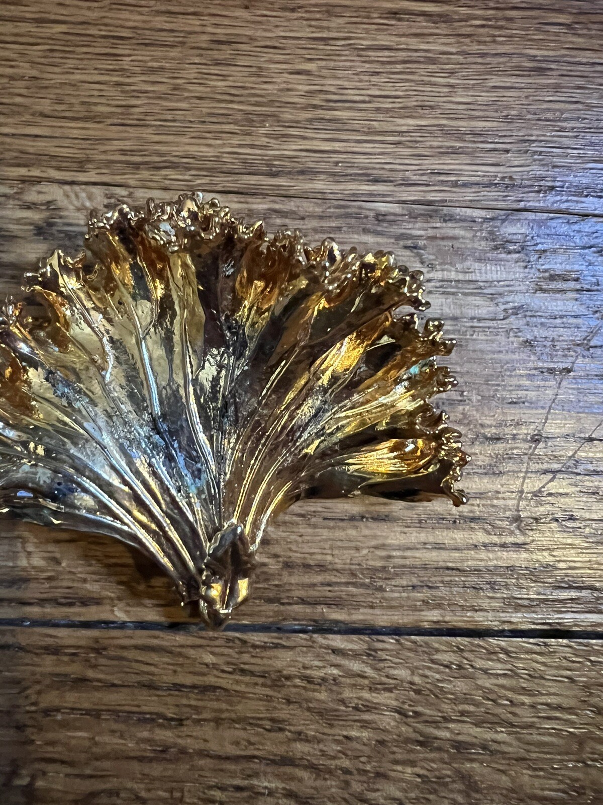 Jewelry Gold dipped leaves & shell - image 6