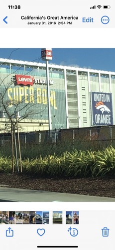 NFL 2016 Super Bowl 50 Football Denver Broncos Country orange Handtuchhalskette - Bild 7 von 8