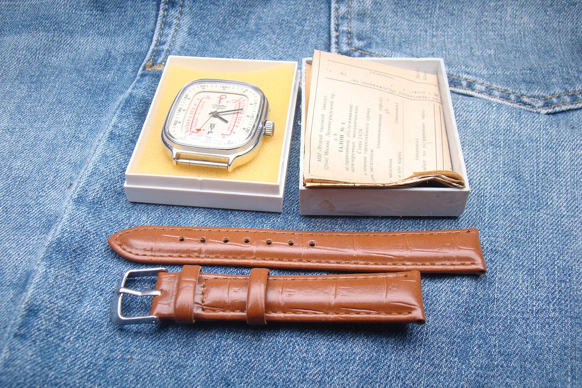 watch Slava medical doctor pulsometer russian soviet ussr in box