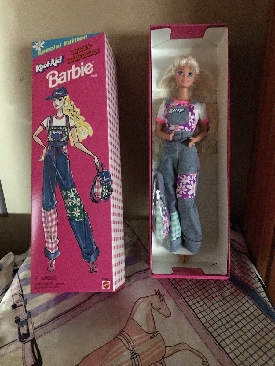 Rare 1995 Barbie Doll Wacky Warehouse KOOL-AID Advertising Promo