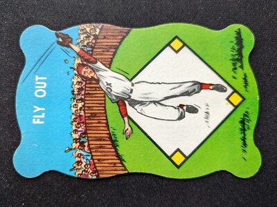 1957 Built Rite Baseball Card Game - Fly Out (EX)