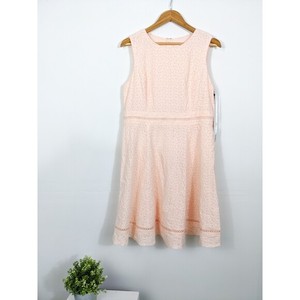 calvin klein light pink dress