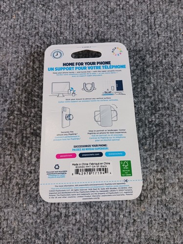 POPSOCKETS POPMOUNT 2 METTEZ VOTRE TÉLÉPHONE PRESQUE PARTOUT NOIR - Photo 6 sur 7
