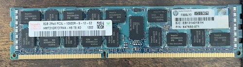 SK Hynix 8GB 2RX4 PC3L-10600R DDR3 RAM Module