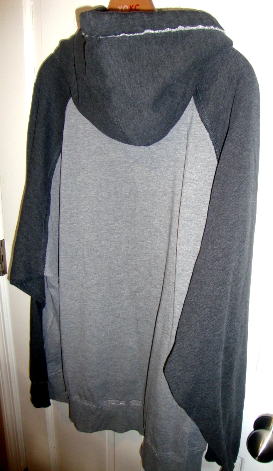 VETEMENTS J. America Vintage Active Wear Felpa con Cappuccio Uomo Tg XL Grigio Abbigliamento Qualità 393