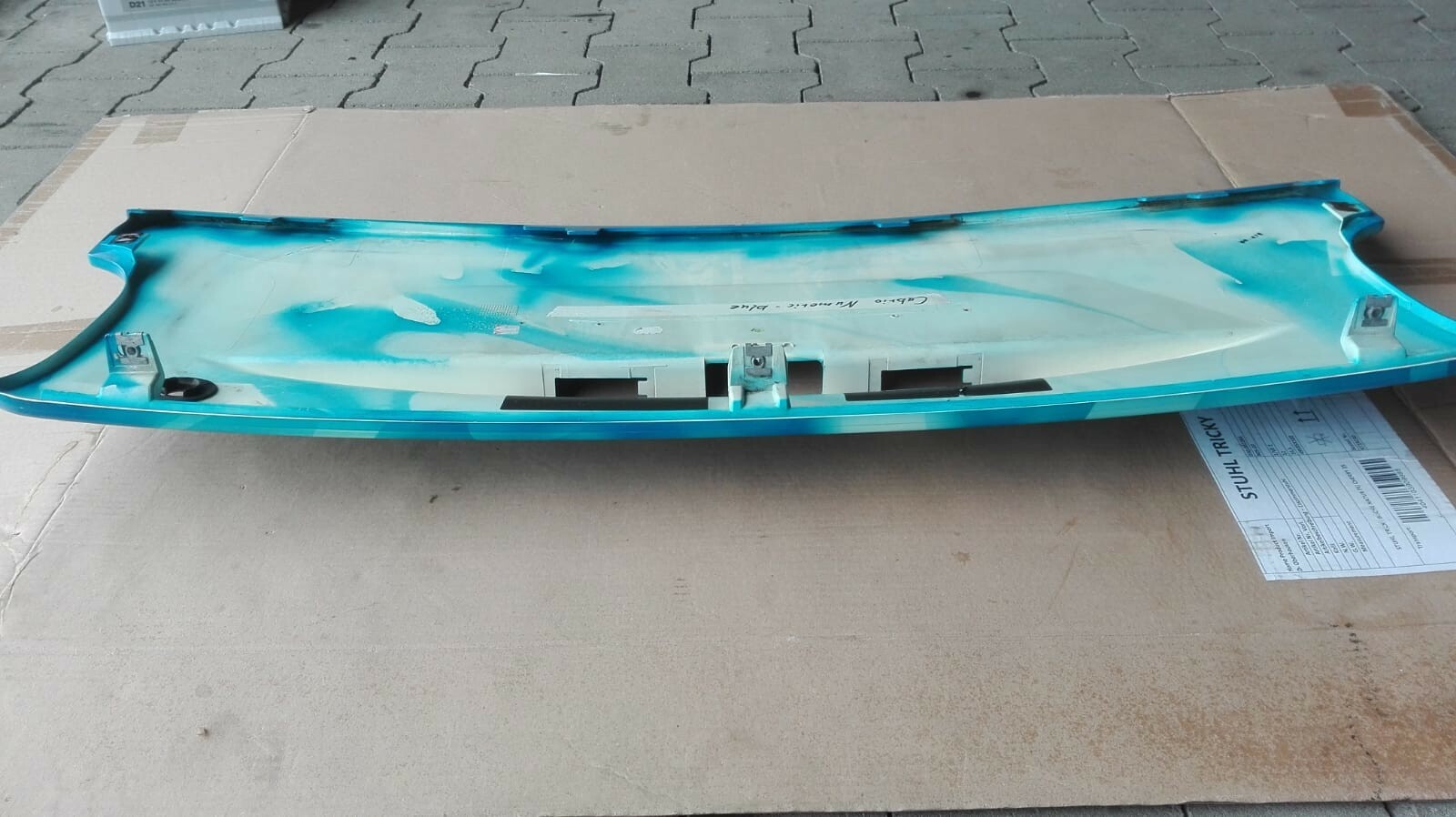 Smart 450 Panel Heckpanel Heckklappe Cabrio numeric blue 