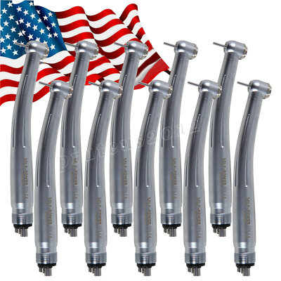 10X NSK PANA MAX Style Dental High Speed Handpiece 4 Hole Turbine Push Button