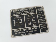 Schaltschema oldtimer Militärfahrzeug Frankreich Armaturenbrett