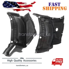 Pair Set of 2 Fender Liner Wheel Spoiler Front Left Right For Audi A7 2012-2015