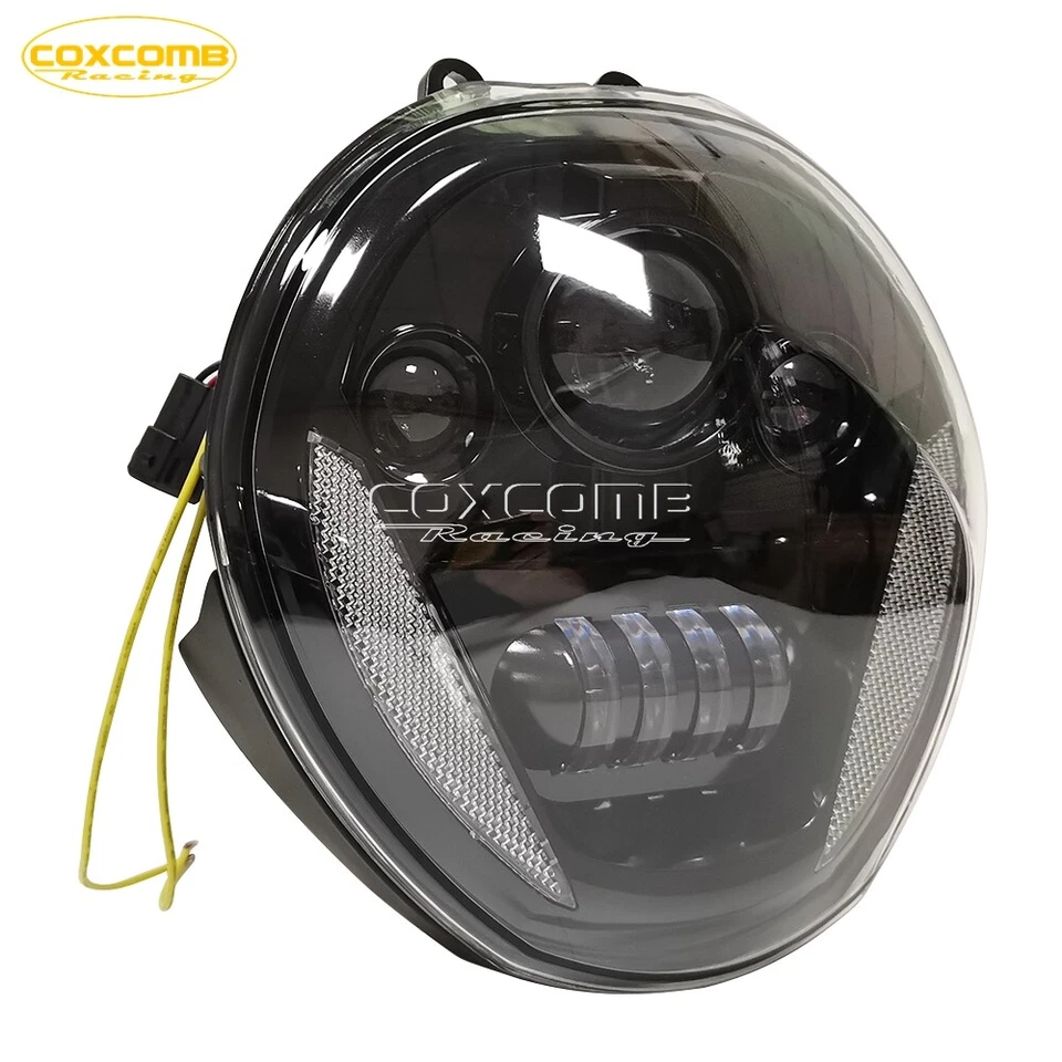 LED Headlight High Low Beam Lamp For Ducati Monster 1200R 1200S 821 2014-2017 - Image 4 of 4