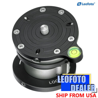 Leofoto LB-75 Leveling Base Quick Horizontal Adjust Head for Tripod，Load 55lbs