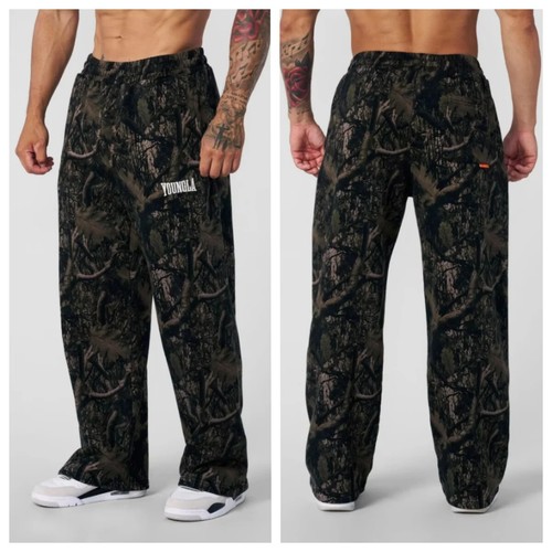 Young La 2133-TREE CAMO BAGGY SWEATS Jogging Comfort Unisex Sweatpants Joggers - Picture 20 of 27