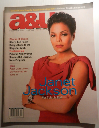 A&U Magazine Issue # 194 Dec. 2010 JANET JACKSON Interview HIV+ Lifestyle GAY