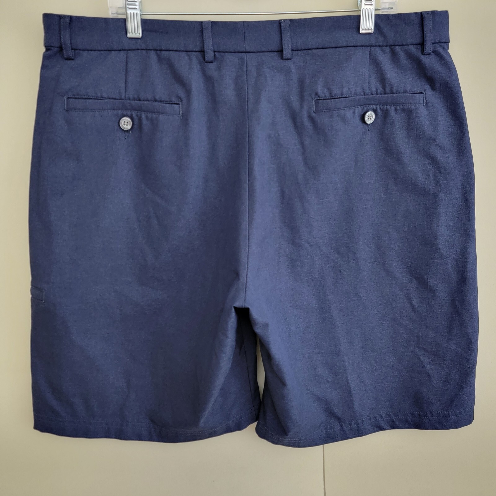 Pebble Beach Golf Shorts Men's Size 40 Blue Flat Front Chino Zip Pocket  Inseam 9 | eBay