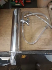 OLMSTEAD SINGLE TAP BEER KEG TOWER CHROME FINISH NEW IN BOX